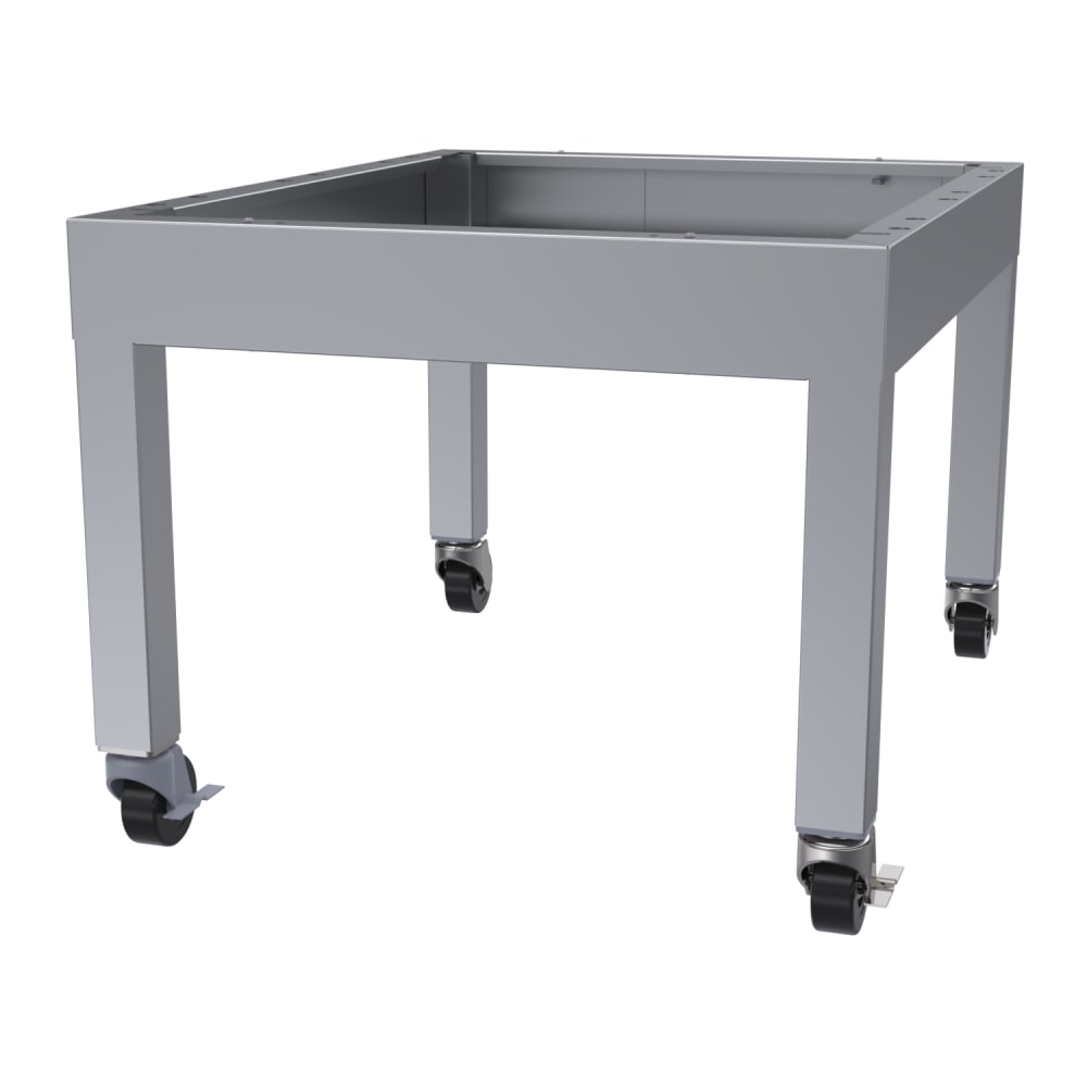 451-4525319 24" Equipment Stand w/ Casters, Open Base, Stainless Steel