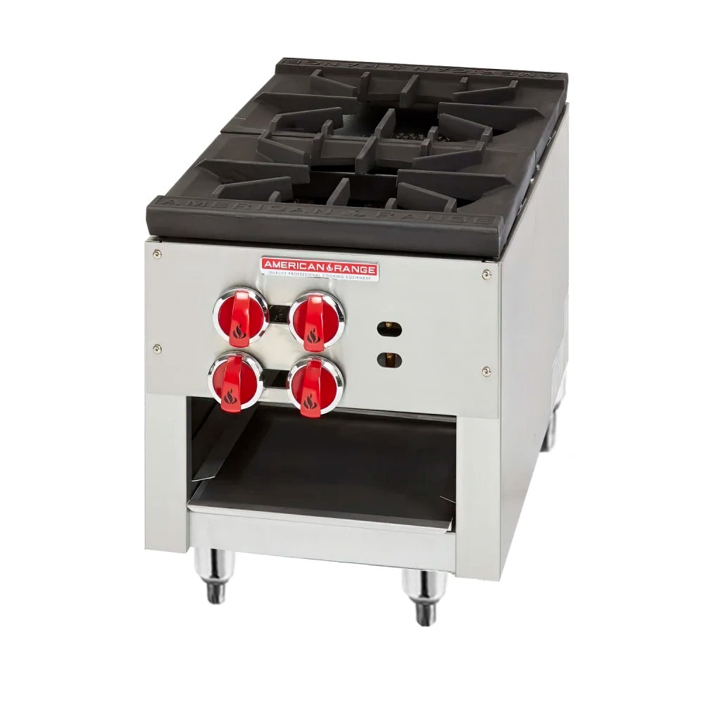 386-ARSP182LP 2 Burner Stock Pot Range, Liquid Propane