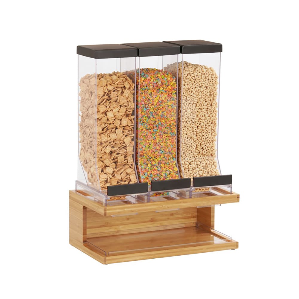 151-382360 Countertop Cereal Dispenser, (3) 6 3/20 Liter Hoppers