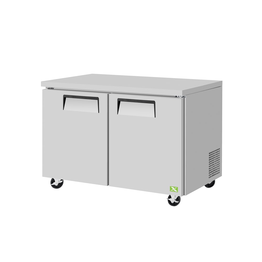 083-XUR48N6 48 1/4" X-Line Undercounter Refrigerator w/ 2 Solid Doors, 115v