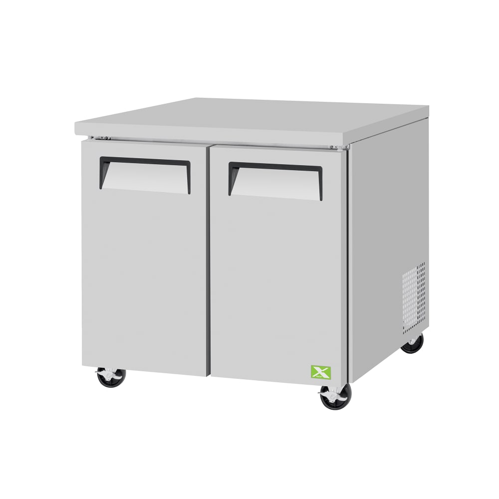 083-XUR36N6 36 3/8" X-Line Undercounter Refrigerator w/ 2 Solid Doors, 115v