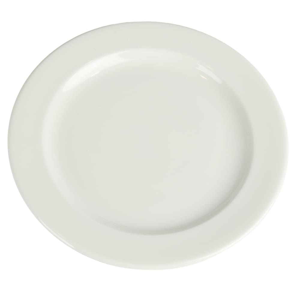 450-R0805 7 3/8" Round Candour Side Plate - Porcelain, White
