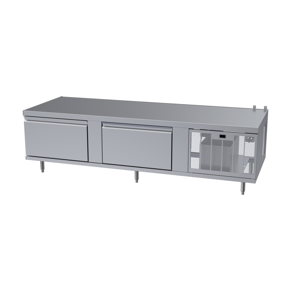 451-UN17FC90 90" Polar Cuisine Chef Base Freezer w/ 4 Drawers - 115v