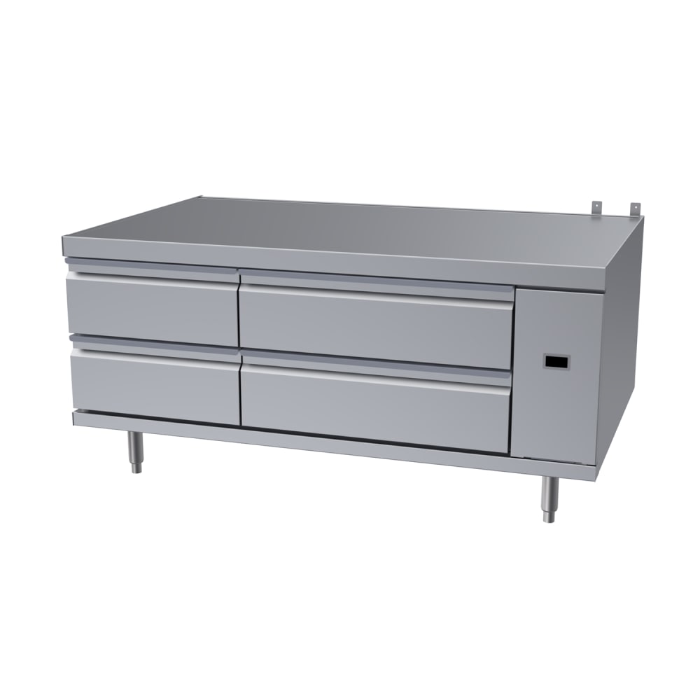 451-UN17FR54 54" Polar Cuisine Chef Base Freezer w/ 4 Drawers - 115v