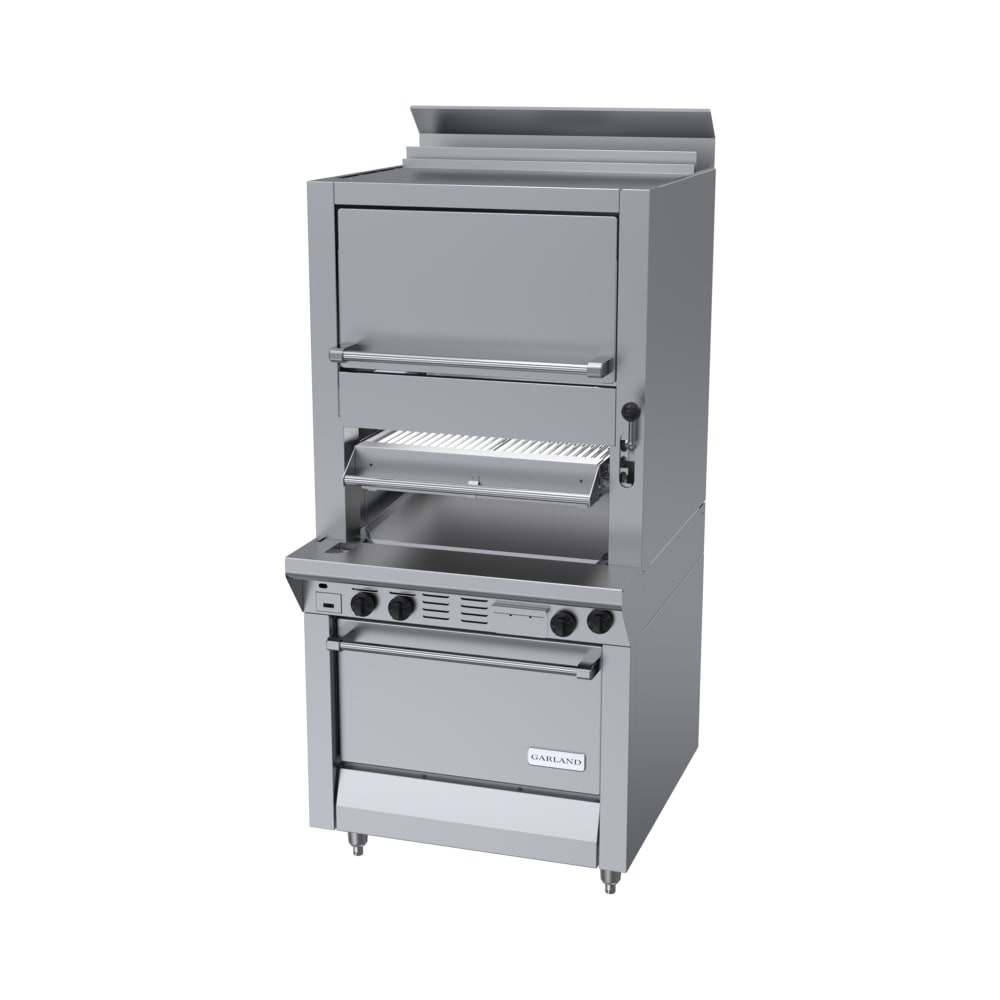 Garland M60XR Deck Type Broiler w/ Upper Finishing Oven, Standard