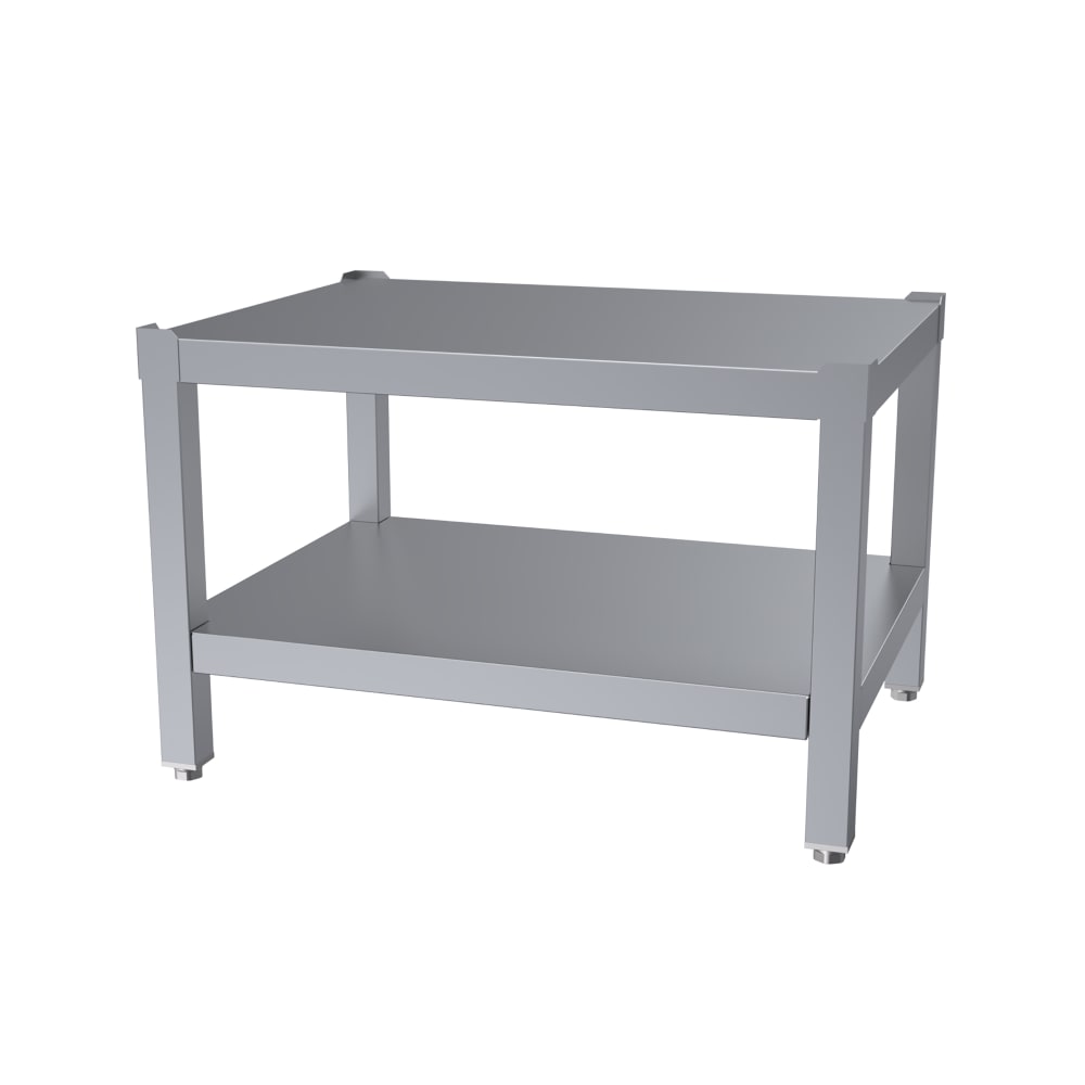 451-A4528795 Open Base 36" Equipment Stand, Adjustable Feet, Stainless