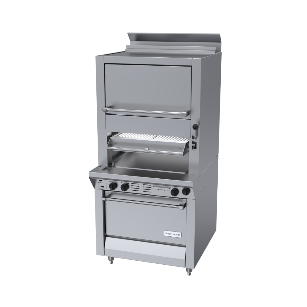 451-M100XRMLP Deck Type Broiler w/ Finishing Oven & Standard Oven Base, Liquid Propane
