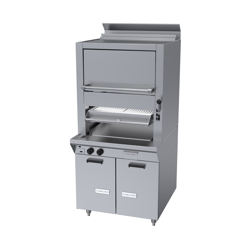 洋楽 Broilers Garland M60XS Radiant Deck Type Broiler w/ Upper Finishing Oven