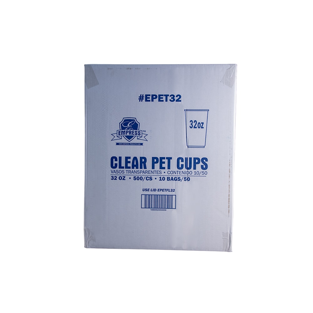 538-EPET32 32 oz Disposable Cup - PET, Clear