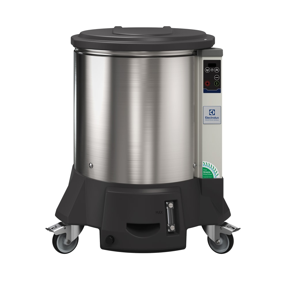 136-602258 20 gal Greens Machine Vegetable Dryer w/ Lid & Casters, 120v