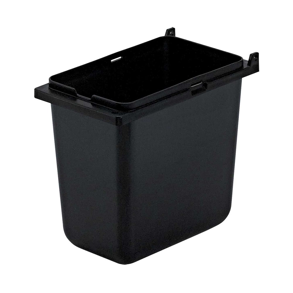 003-87203 1/9 Size Plastic Jar for Server Mini Rails, Lid Not Included, 6"D, Black