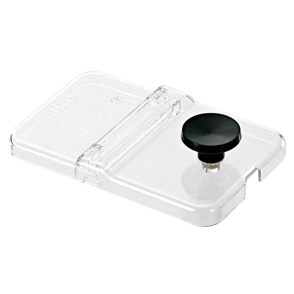 003-87253 Hinged Lid For 1/9 Size Jar, Clear Plastic