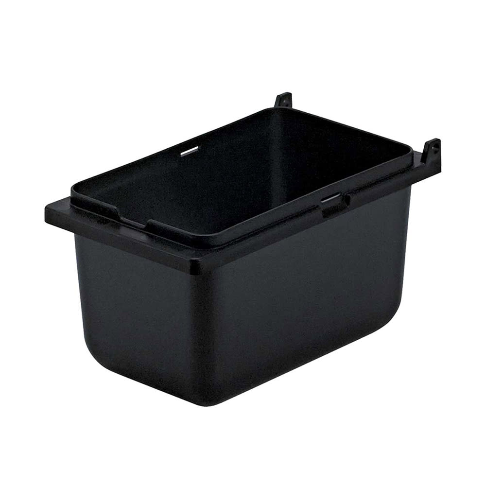 003-87202 1/9 Size Plastic Jar for Server Mini Rails, Lid Not Included, 3 1/2"D, Black