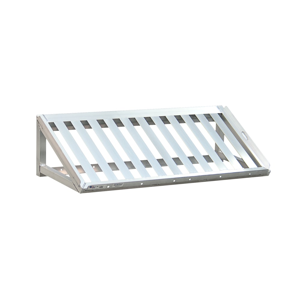 098-97102 T-Bar Wall Mounted Shelf, 48"W x 13"D, Aluminum