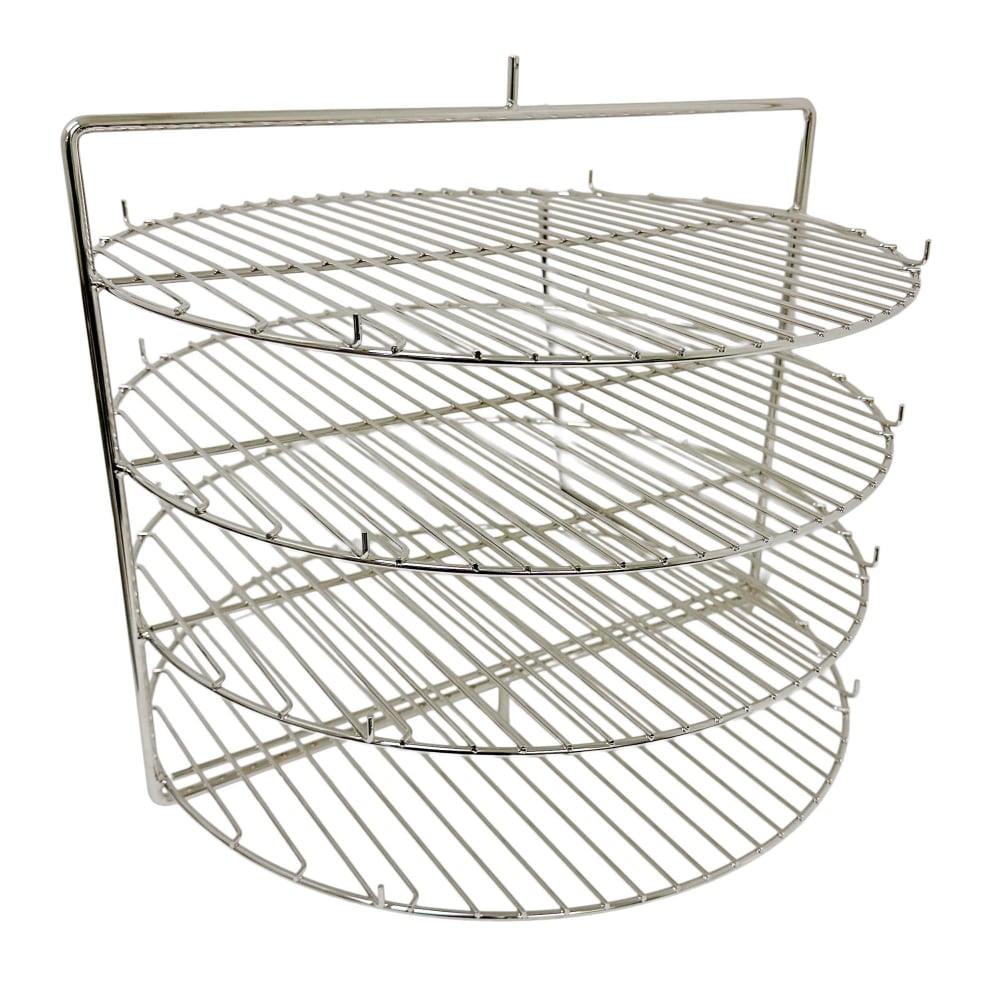 128-667911 18" Round 4 Tier Rack System for 6452 & 6452 2 Pizza Merchandisers