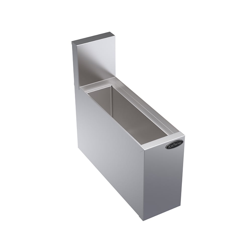 381-KR186 Bottle Section - Holds 3 Bottles, 6 1/2" Back Splash, 6" x 19"