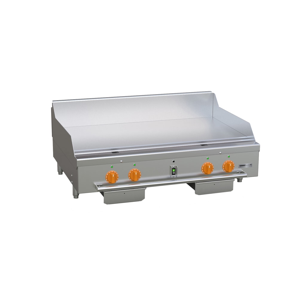 633-WSGPL4836CTNG 48" Gas Plancha w/ Thermostatic Controls - 3/4" Steel Plate, Natural...