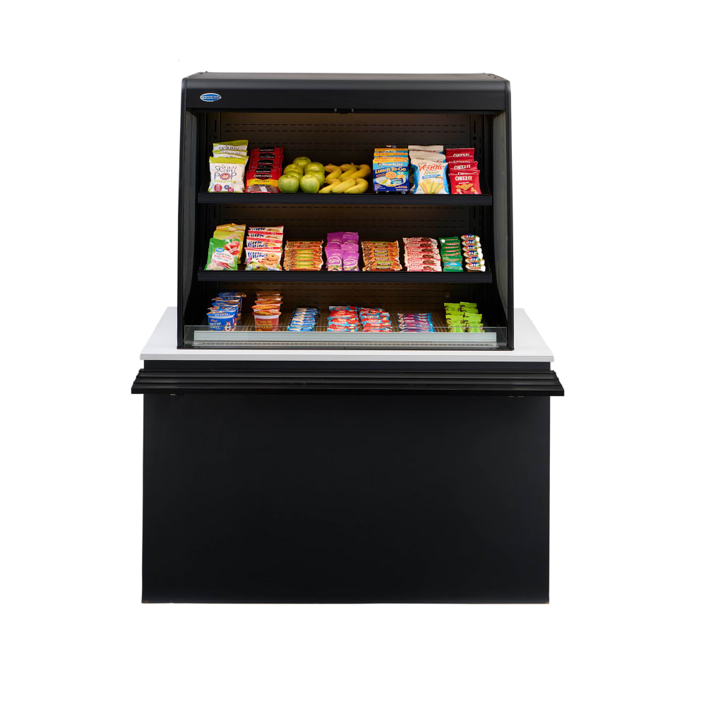 204-VNSS3660CSLD 36" Vision Series Self Service Open Air Case - (3) Levels, 120v