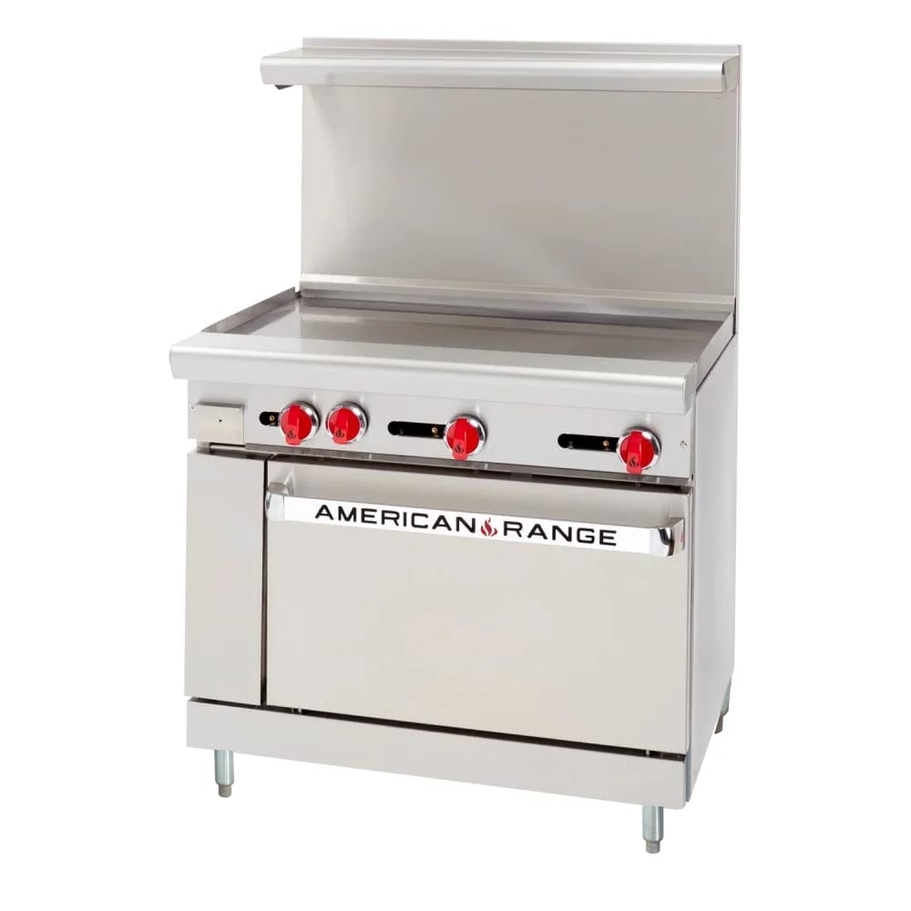 386-AR36GNG 36" Gas Range w/ Full Griddle & Standard Oven, Natural Gas