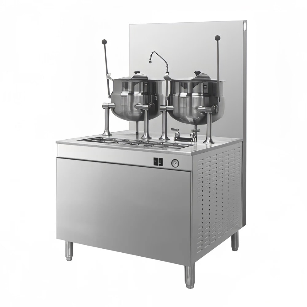 109-36GMK66300NG (2) 6 gal Steam Kettles - Manual Tilt, 2/3 Jacket, Natural Gas
