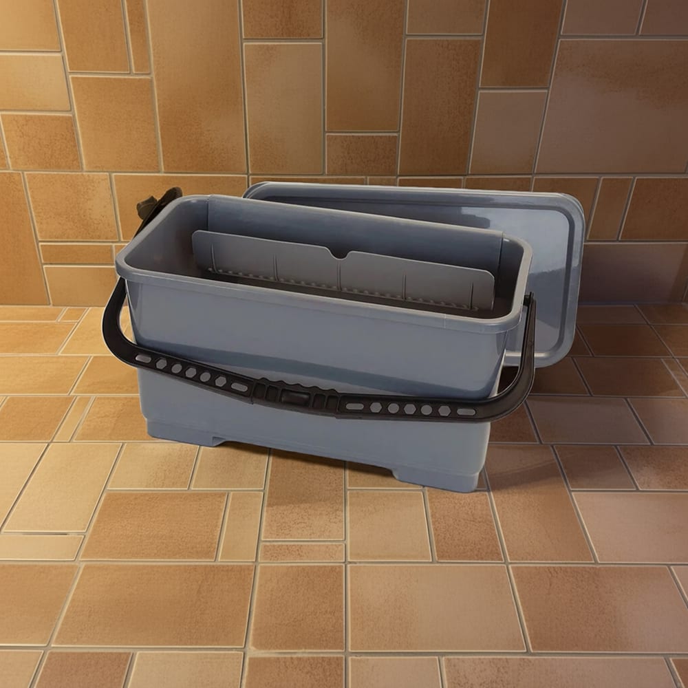 Squegee Inma Bucket Carlisle 6 gal Microfiber Squeegee Bucket - Polypropylene, Gray (363301923)