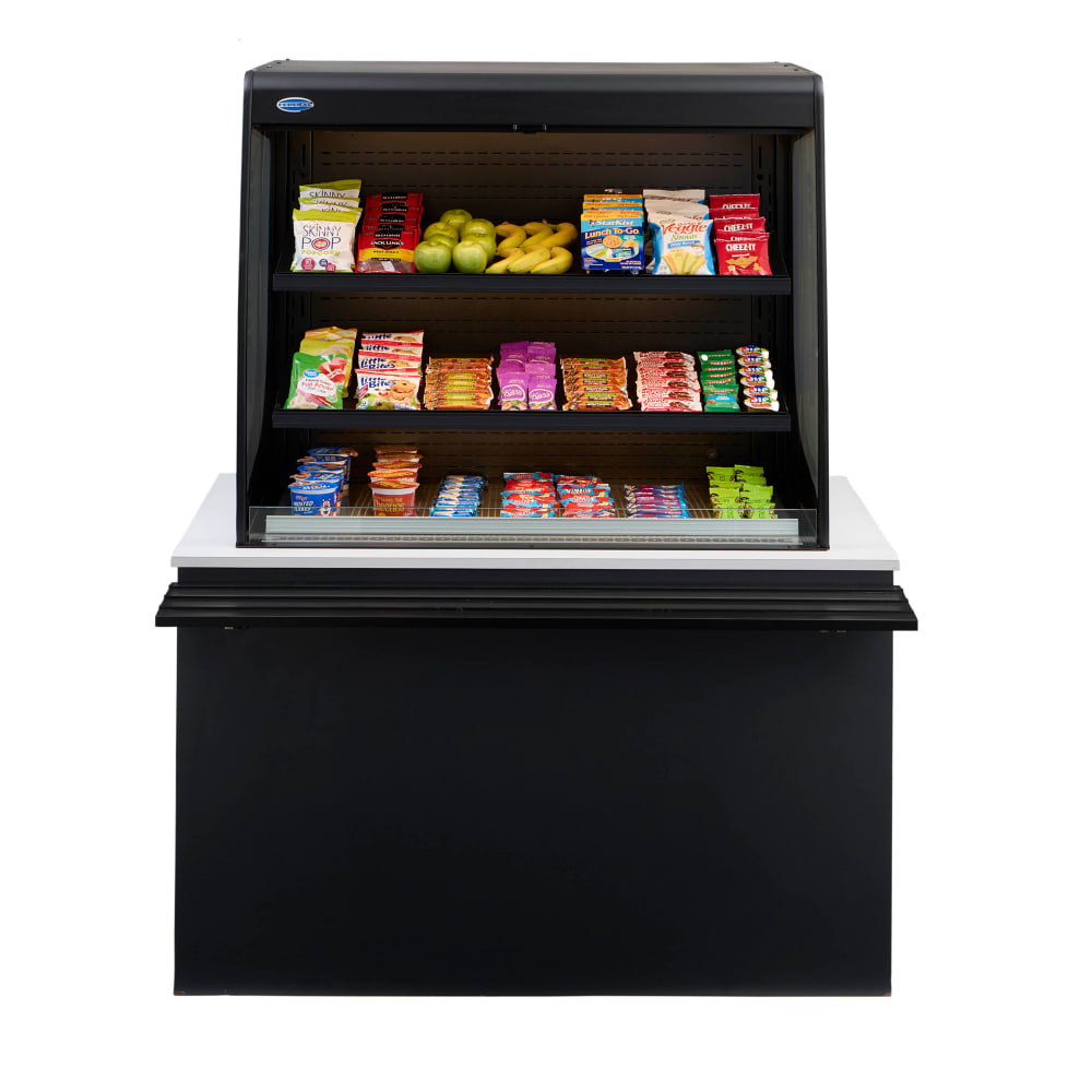 204-VNSS7260CSLD 71 1/4" Vision Series Self Service Open Air Case - (3) Levels, 120v