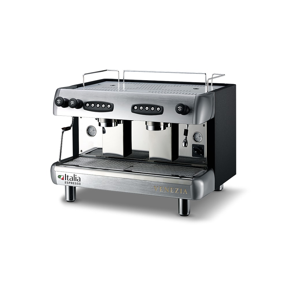 822-MFEVZ2001S Venezia Automatic Espresso Machine w/ 2 Groups & 2 Steam Wands - 220-240v/1ph
