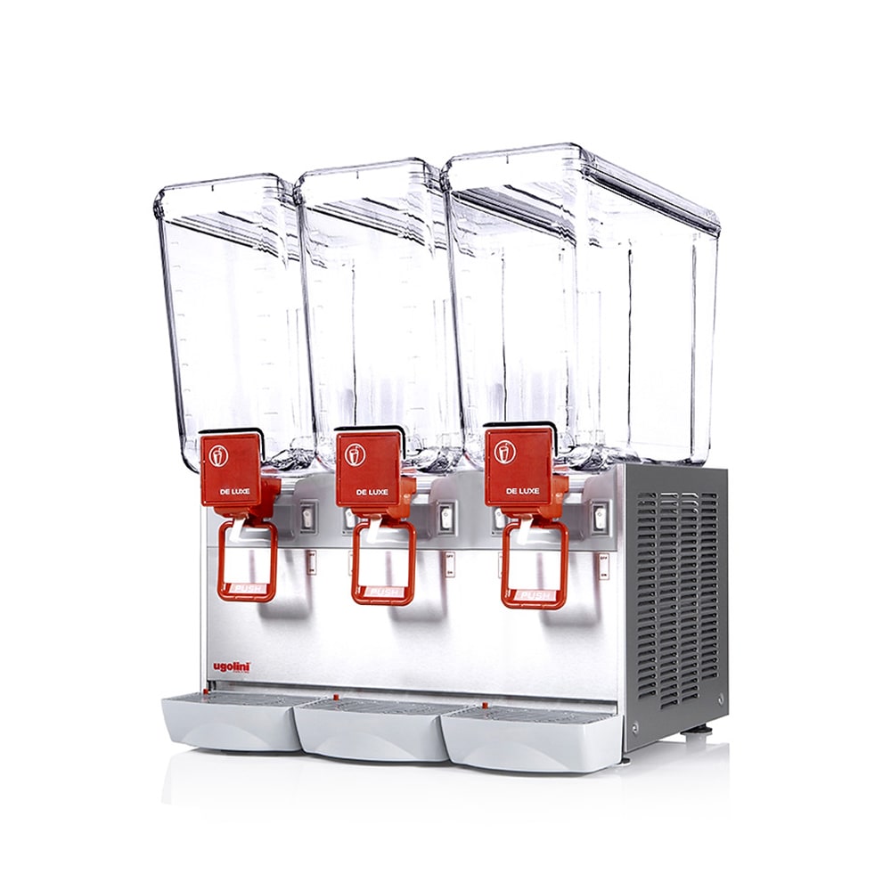 822-UEAD301K0 Arctic Deluxe Refrigerated Drink Dispenser w/ (3) 5 3/10 gal Bowls, Mixing, 115v