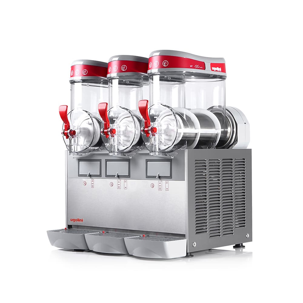 822-UEMN301K0 21 1/4" MINI Frozen Drink Machine w/ (3) 1 3/5 gal Bowls - 115v