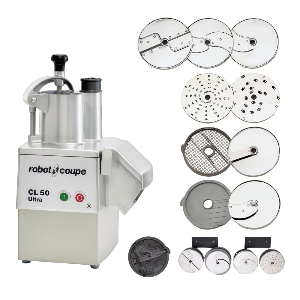 126-CL50ULTRATEXMEX Mexican Pack Food Processor Kit w/ (2) Slicing Discs & (3) Dicing Discs,...