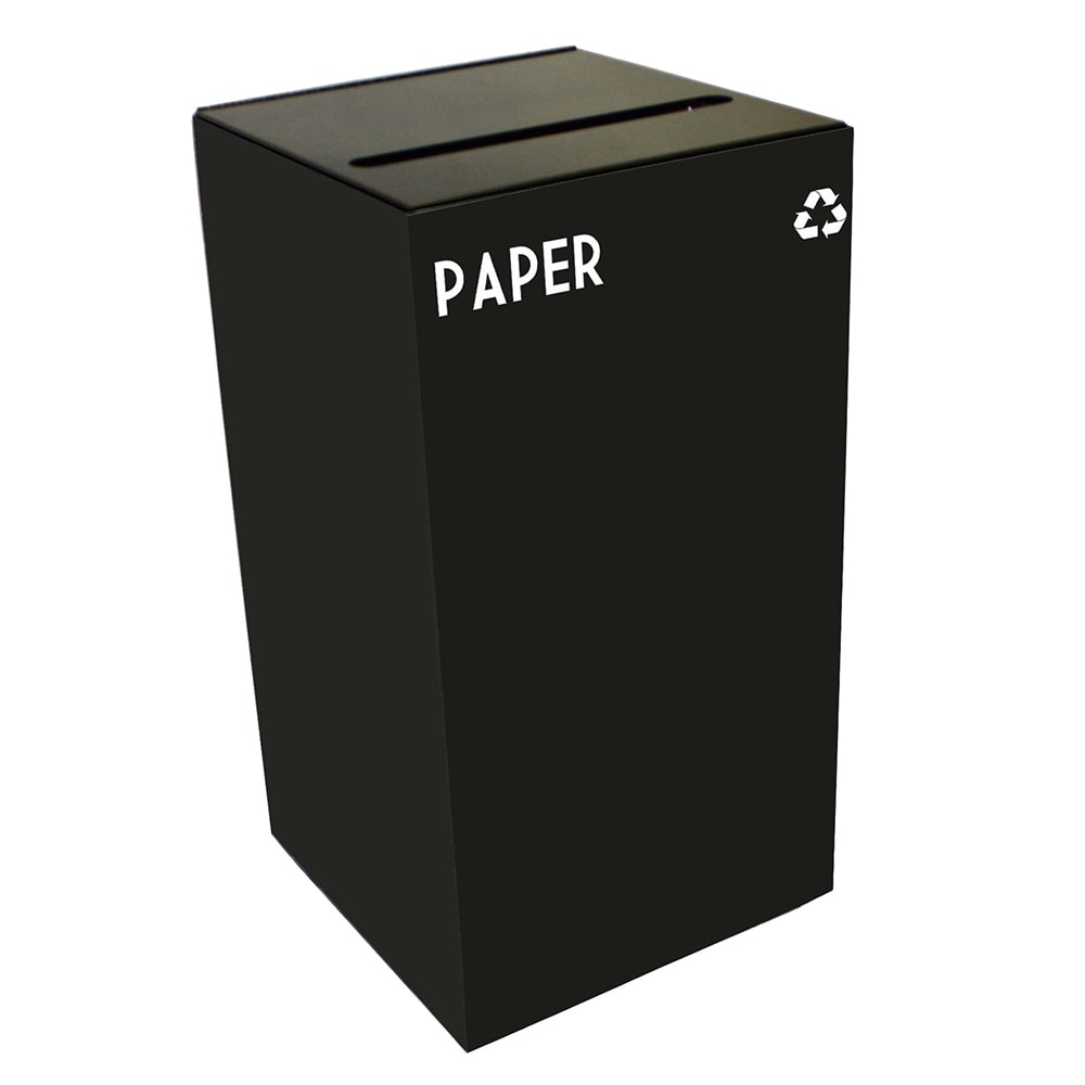125-28GC02CB 28 gal Paper Recycle Bin - Indoor, Fire Resistant