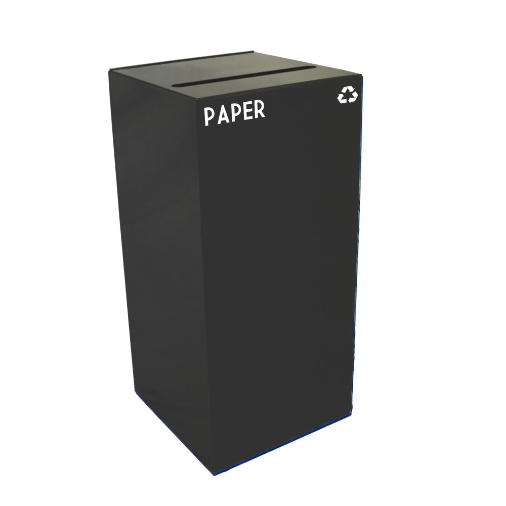 125-32GC02CB 32 gal Paper Recycle Bin - Indoor, Fire Resistant