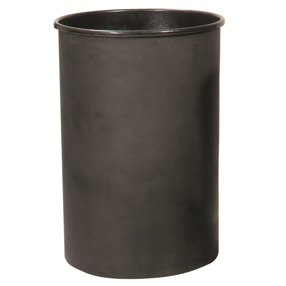 125-55LBK 55 gal Round Rigid Trash Can Liner, Plastic - Black