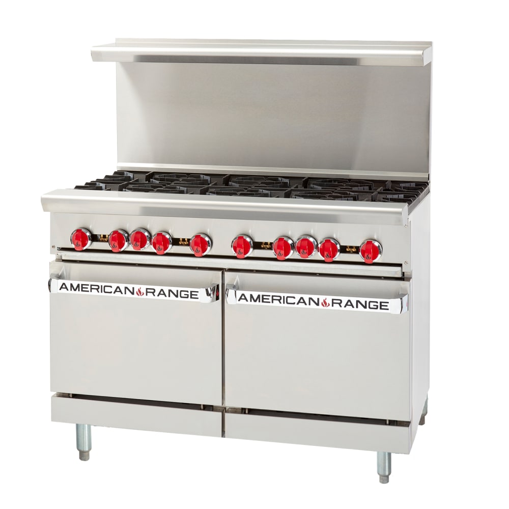 386-AR48GDSBLP 48" Gas Range w/ Griddle & (2) Storage Bases, Liquid Propane