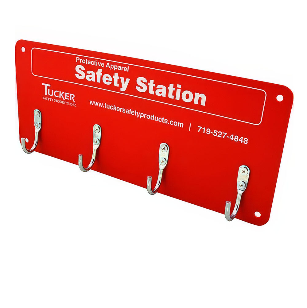 649-1331597 Safety Station Rack - Red