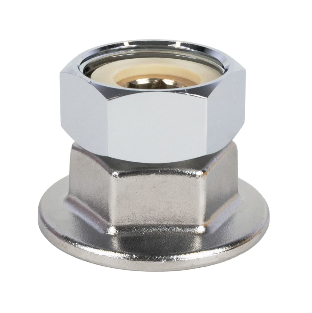 064-00BB Eccentric Flange - 3/4" Female NPT, Chrome Plated Brass