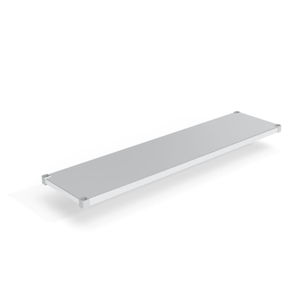 098-1872SB Aluminum Solid Shelf - 72"W x 18"D