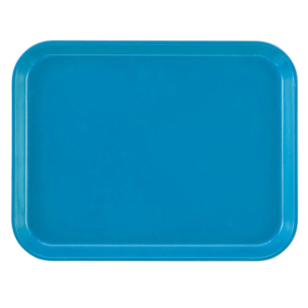 144-1014105 Fiberglass Camtray® Cafeteria Tray - 13 3/4"L x 10 5/8" W, Horizon Blue