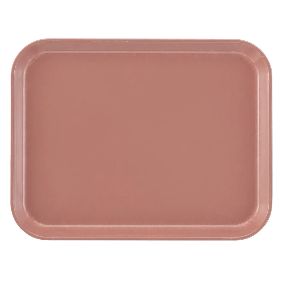 144-1014409 Fiberglass Camtray® Cafeteria Tray - 13 3/4"L x 10 5/8" W, Blush