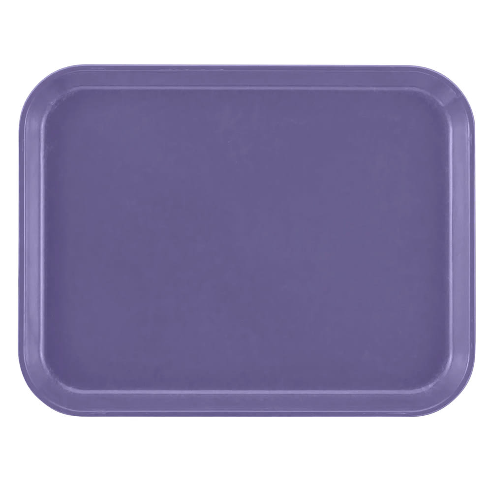 144-1014551 Fiberglass Camtray® Cafeteria Tray - 13 3/4"L x 10 3/5" W, Grape