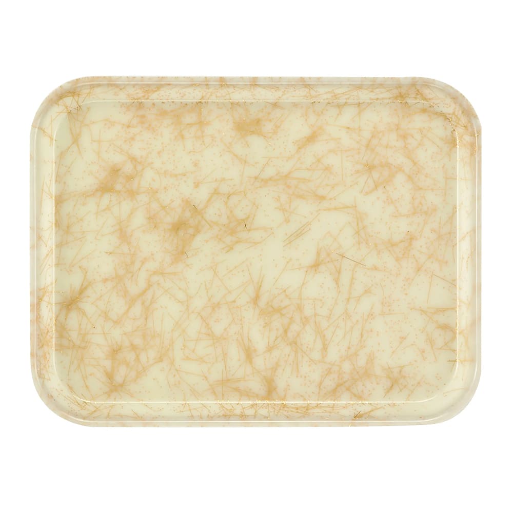 144-1014526 Fiberglass Camtray® Cafeteria Tray - 13 3/4"L x 10 3/5" W, Galaxy Antique P...