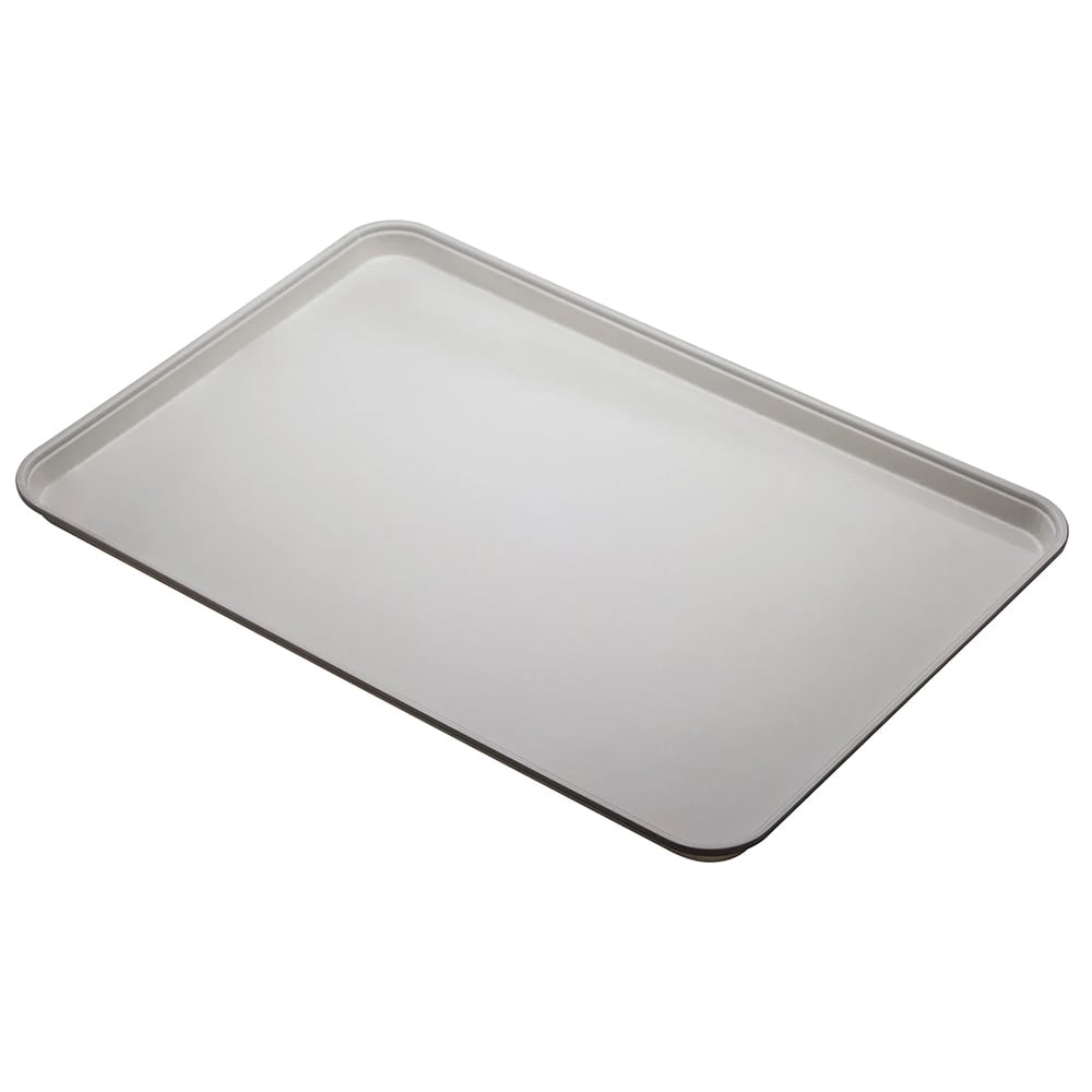 144-1014CL676 Fiberglass Camlite® Cafeteria Tray - 13 3/4"L x 10 5/8" W, Steel White