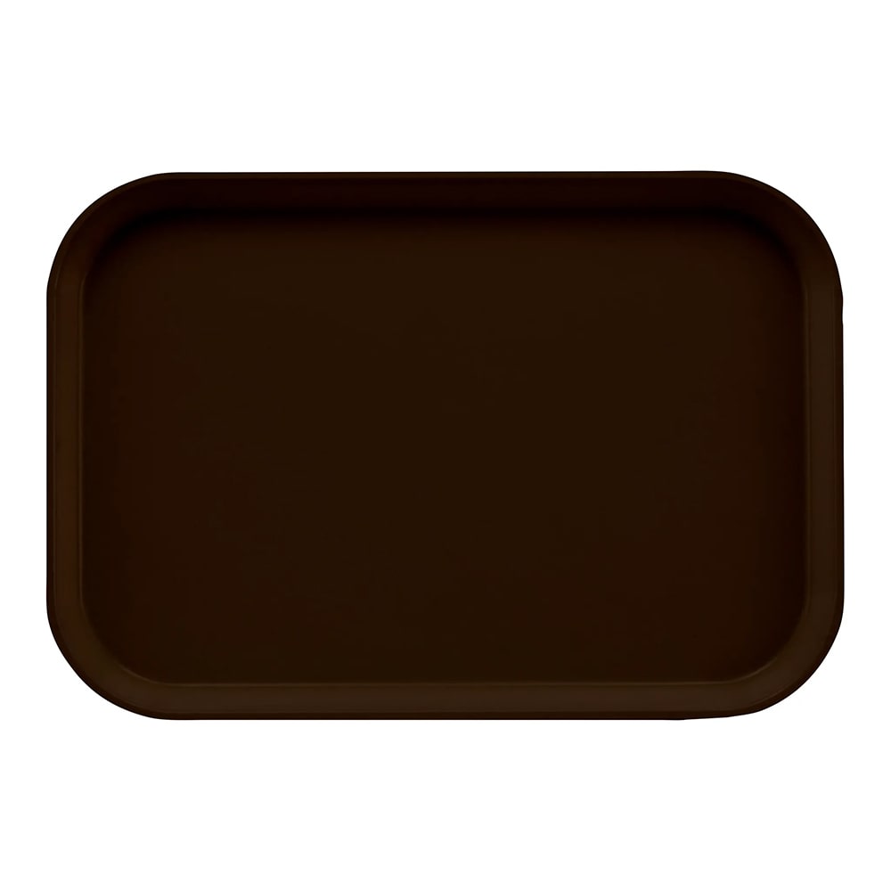 144-1015116 Fiberglass Camtray® Cafeteria Tray Insert - 15"L x 10 1/8" W, Brazil Brown