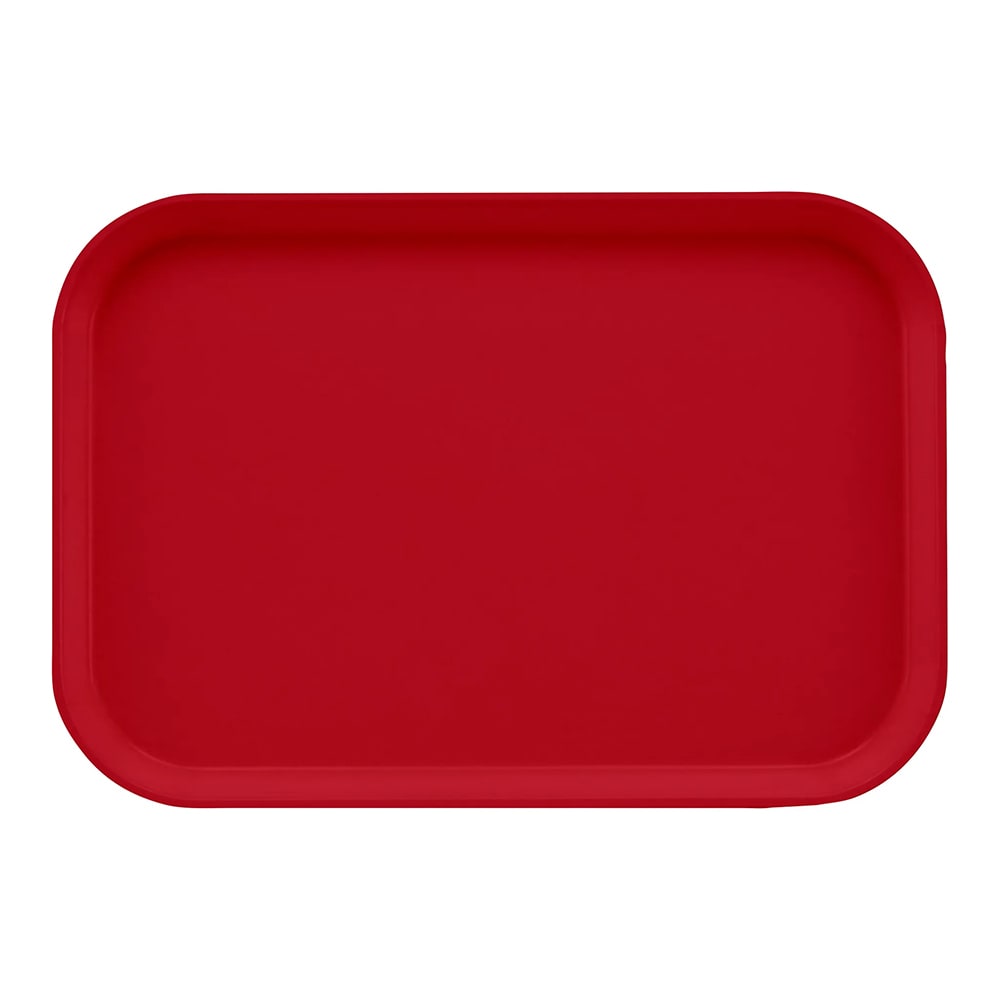 144-1015221 Fiberglass Camtray® Cafeteria Tray Insert - 15"L x 10 1/10" W, Ever Red