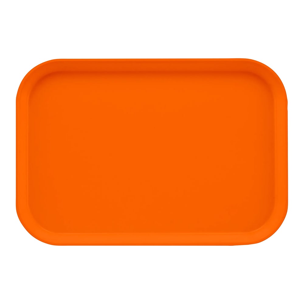 144-1015222 Fiberglass Camtray® Cafeteria Tray Insert - 15"L x 10 1/10" W, Orange Pizza...