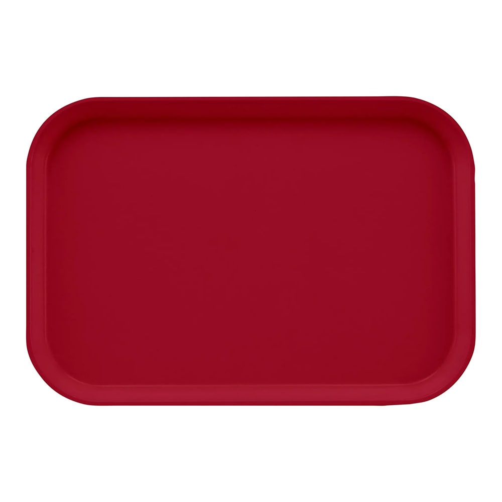 144-1015505 Fiberglass Camtray® Cafeteria Tray Insert - 15"L x 10 1/10" W, Cherry Red