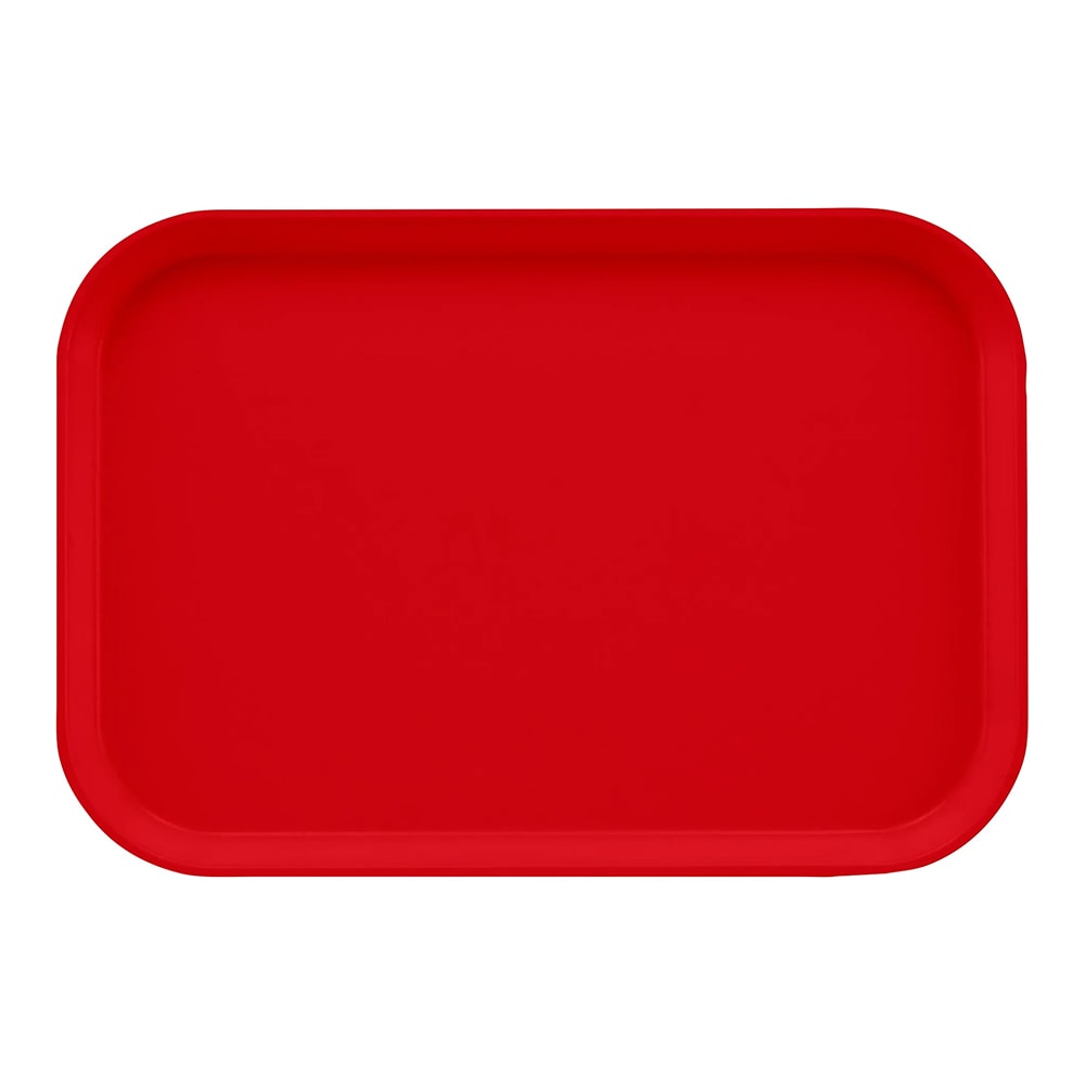 144-1015510 Fiberglass Camtray® Cafeteria Tray Insert - 15"L x 10 1/10" W, Signal Red