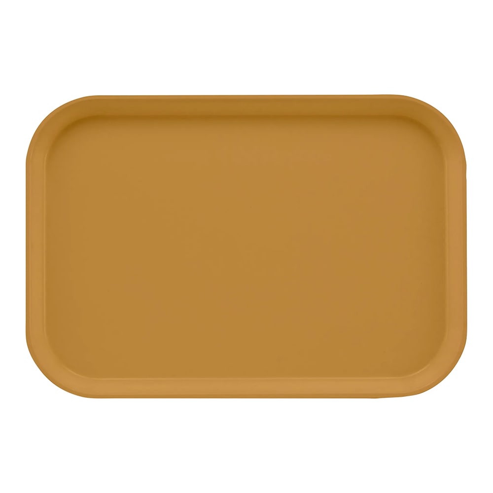 144-1015514 Fiberglass Camtray® Cafeteria Tray Insert - 15"L x 10 1/10" W, Earthen Gold