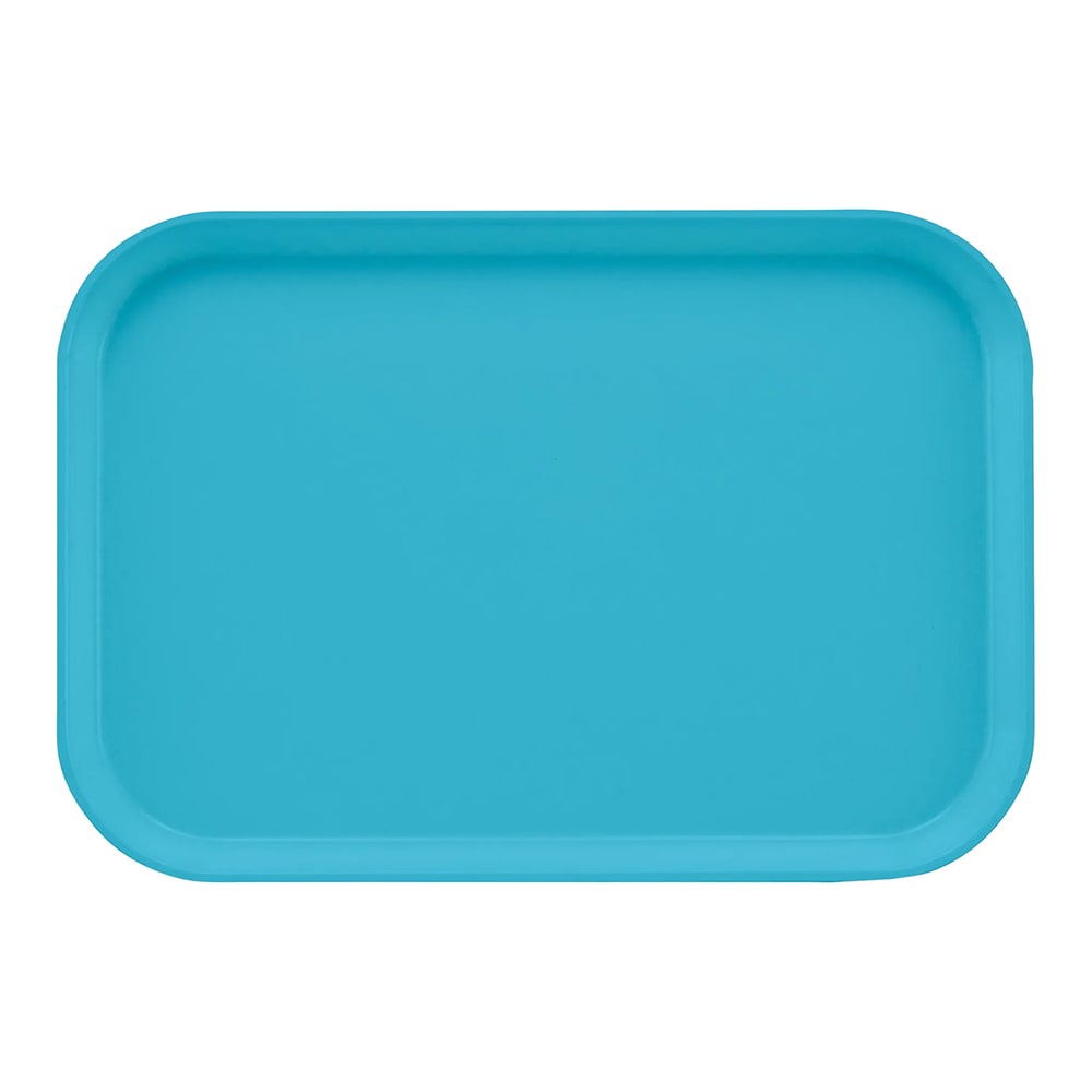 144-1015518 Fiberglass Camtray® Cafeteria Tray Insert - 15"L x 10 1/10" W, Robin Egg Bl...