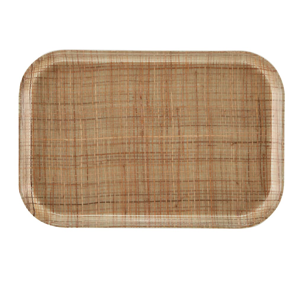 144-1015204 Fiberglass Camtray® Cafeteria Tray Insert - 15"L x 10 1/8" W, Rattan